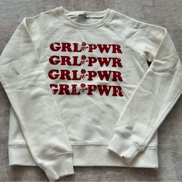 Rebecca Minkoff Sweaters - Rebecca Minkoff GRL PWR Sweatshirt XS